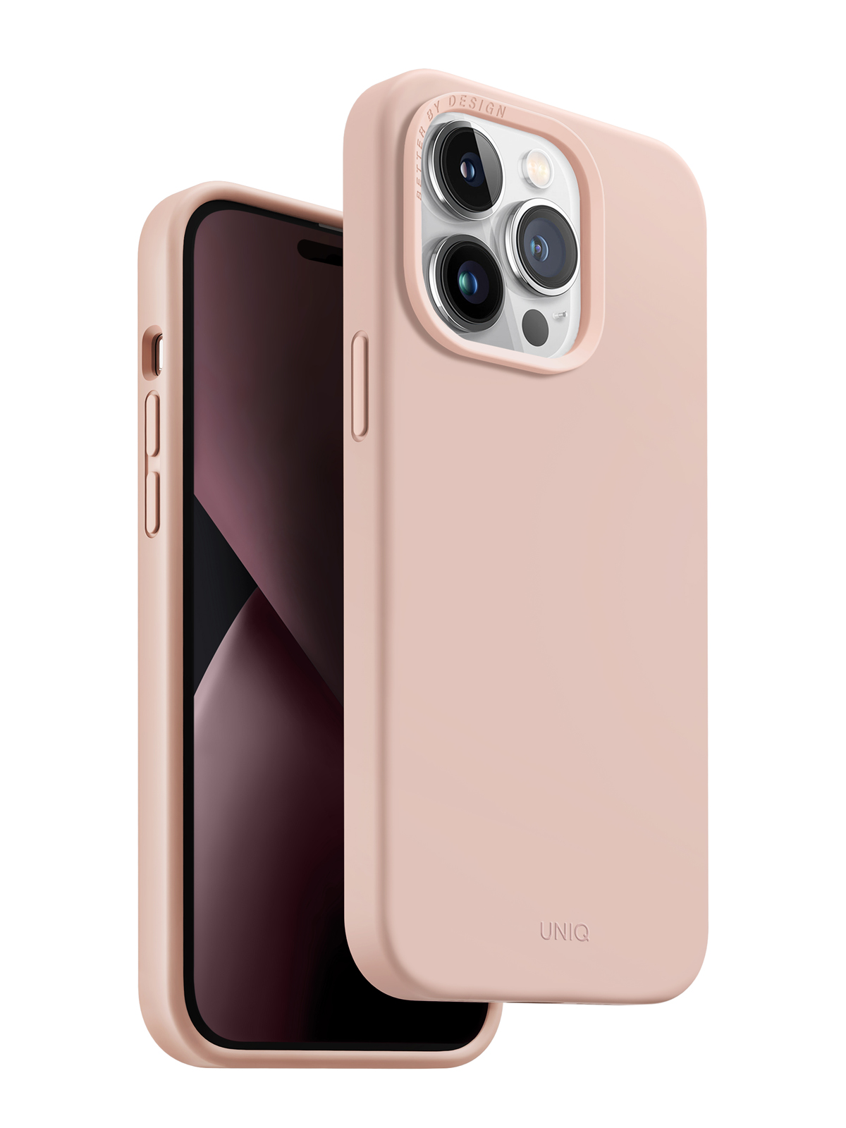 Uniq для iPhone 14 Pro чехол LINO Pink (Magsafe)