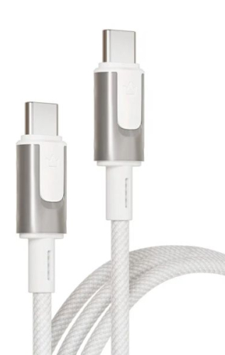 Кабель VLP Force Line Magnet USB-C, 1.5м, 100W USB 2.0, белый