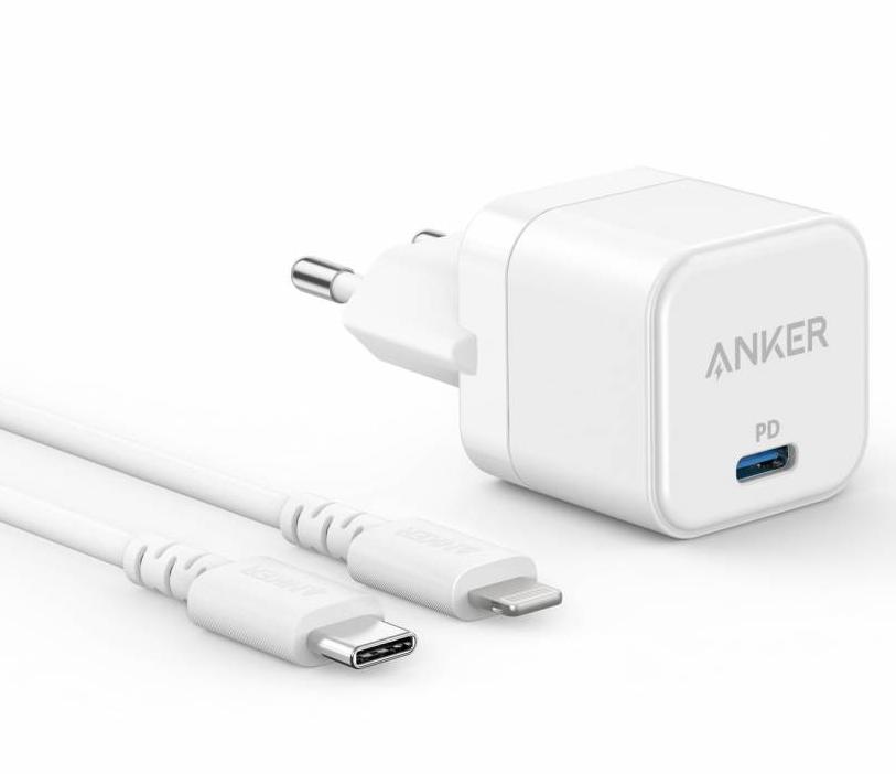 Anker POWERPORT 3 Nano 20w USB-C White. Anker POWERPORT III 20w Cube. СЗУ Anker POWERPORT III 20w PD White. СЗУ USB-C, QC 3.0 + PD, 20вт, Anker 312 a2347, белое Ank-a2347g21-WT 1.