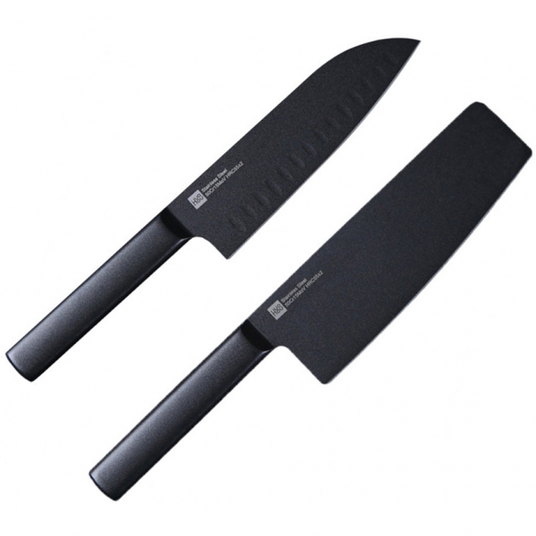 Набор ножей Xiaomi Huo Hou Black Heat Knife Set (2шт) (hu0015). Набор кухонных ножей Xiaomi Huo Hou Black Heat Knife Set (2 шт.) Черный. Xiaomi Huohou Black Heat Knife Set. Набор кухонных ножей Xiaomi Huo Hou Black Heat Knife Set (2 шт) hu0015.