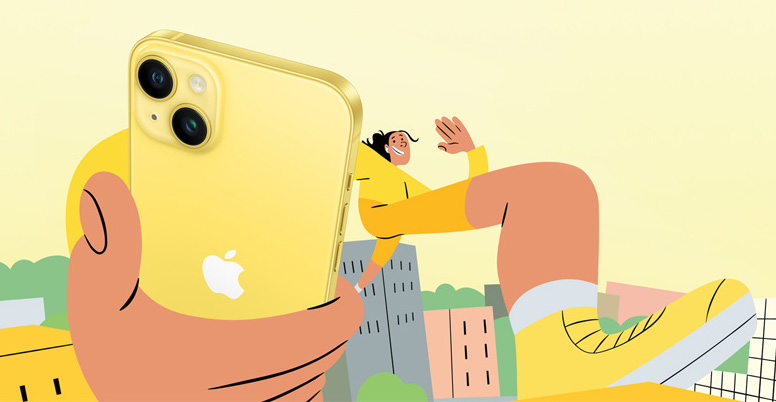 Apple анонсировала новый цвет для базовой линейки iPhone 14 — желтый