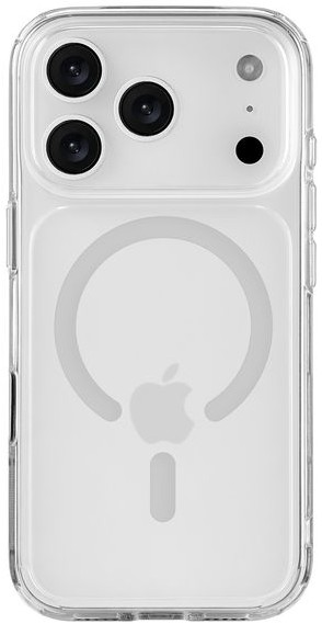 Чехол защитный uBear Real Mag Case для iPhone 17 Pro, MagSafe, усиленный, Прозрачный Чехол защитный uBear Real Mag Case для iPhone 17 Pro, MagSafe, усиленный, Прозрачный