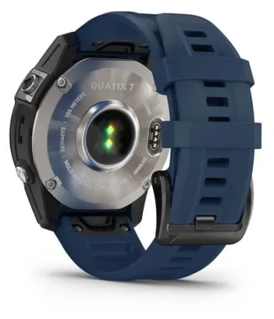 Умные часы Garmin Quatix 7 Wi-Fi, черный/голубой Умные часы Garmin Quatix 7 Wi-Fi, черный/голубой