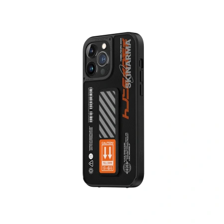 SKINARMA для iPhone 14 Pro чехол SHINGOKI with Grip stand Black/Orange