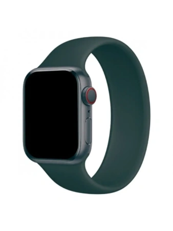 Силиконовый ремешок Gurdini Apple Watch 38/40 mm (S/M) Pine Green