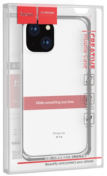 Чехол для iPhone 14 Plus Hoco TPU Прозрачный Чехол для iPhone 14 Plus Hoco TPU Прозрачный