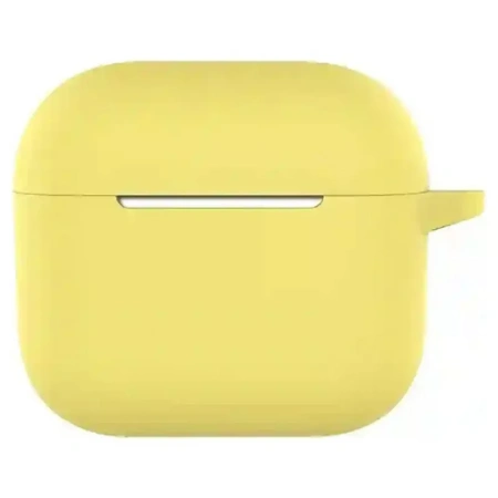 Чехол для Airpods 4 Gurdini силиконовый желтый