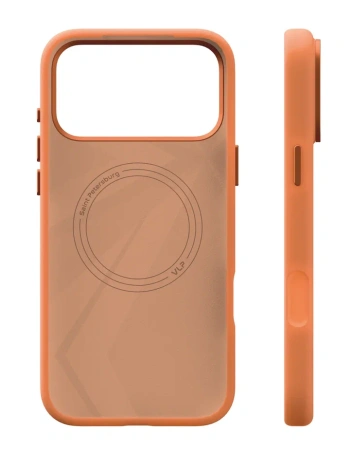 Чехол защитный VLP Aster Pro Case с MagSafe для iPhone 17 ProMax, оранжевый