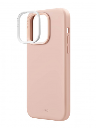 Uniq для iPhone 14 Plus чехол LINO Pink (Magsafe)