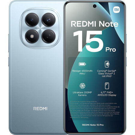 Xiaomi Redmi Note 15 Pro 8/256Gb Glacier Blue