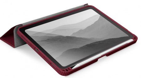 Чехол Uniq для iPad Mini 6 (2021) Moven Anti-microbial Maroon Red Чехол Uniq для iPad Mini 6 (2021) Moven Anti-microbial Maroon Red