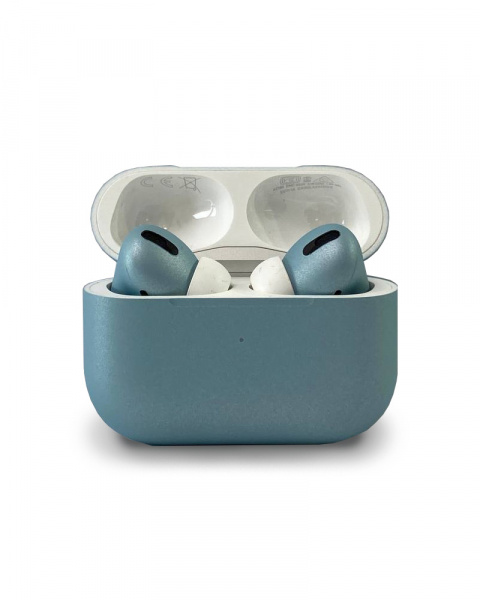 Беспроводные наушники Apple Airpods Pro Color Light Blue Shiny