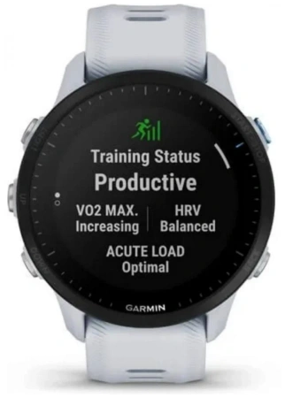 Умные часы Garmin Forerunner 955 Solar Wi-Fi, белый камень