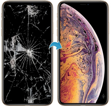 Замена дисплея на iPhone XS, восстановленный