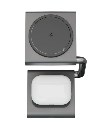 Беспроводное зарядное устройство VLP Zen Charger, серое