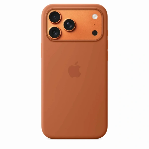 Чехол накладка для iPhone 17 Pro 6.3" Silicone Case (Button/Magsafe) Terra Cotta