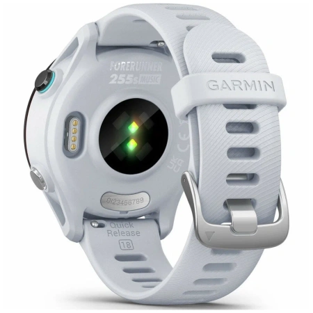 Умные часы Garmin Forerunner 255S Music Wi-Fi, белый камень