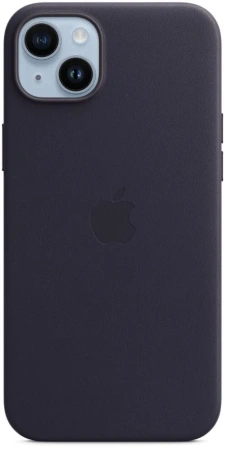 Чехол на iPhone 14 Plus Leather Case violet