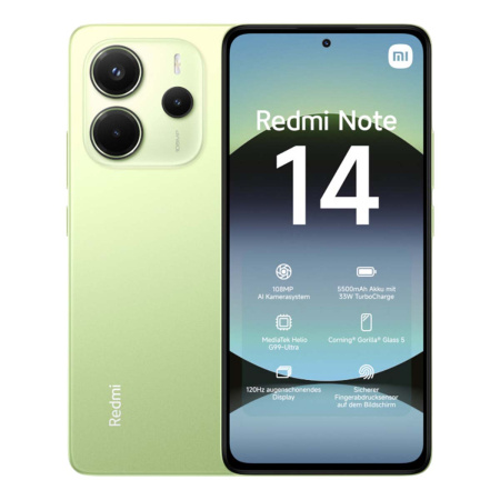 Xiaomi Redmi Note 14 8/256GB Lime Green (NFC)