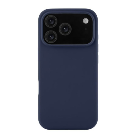 Чехол защитный uBear Touch Mag Case для iPhone 17 Pro, MagSafe, силикон, софт-тач, Темно-синий