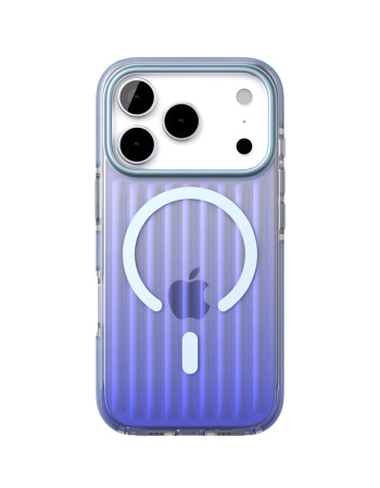 Чехол защитный VLP Bubble Case с MagSafe для iPhone 17 Pro, темно-синий