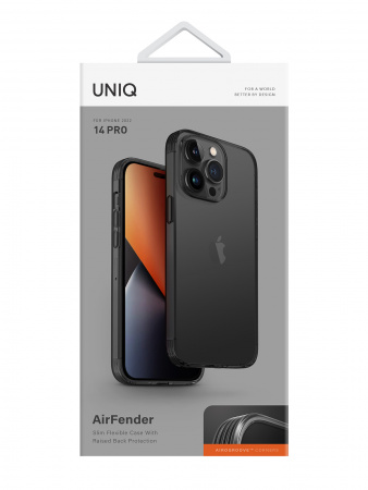 Чехол для iPhone 14 Pro Uniq Air Fender Grey Чехол для iPhone 14 Pro Uniq Air Fender Grey