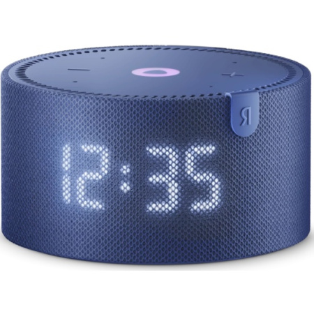 Яндекс Станция Мини 2 с часами Синяя