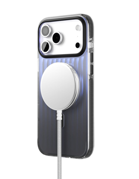 Чехол защитный VLP Pulse Case с MagSafe для iPhone 17 ProMax, черный