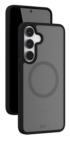 Чехол защитный VLP Moon Case с MagSafe для Samsung S25 FE, черный
