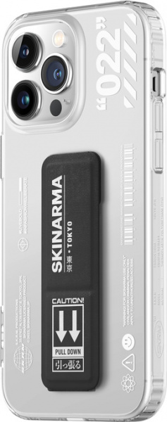 SKINARMA для iPhone 14 Pro чехол TAIHI SORA with Grip stand Black