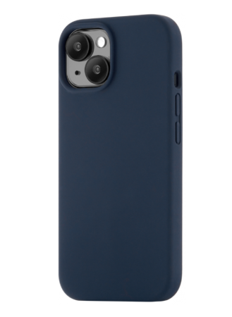 Чехол защитный uBear Touch Mag Case, iPhone 15, MagSafe, силикон, темно-синий Чехол защитный uBear Touch Mag Case, iPhone 15, MagSafe, силикон, темно-синий