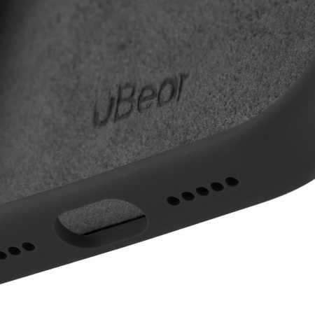 Чехол защитный uBear Touch Mag Case для iPhone 17 Pro, MagSafe, силикон, софт-тач, Черный