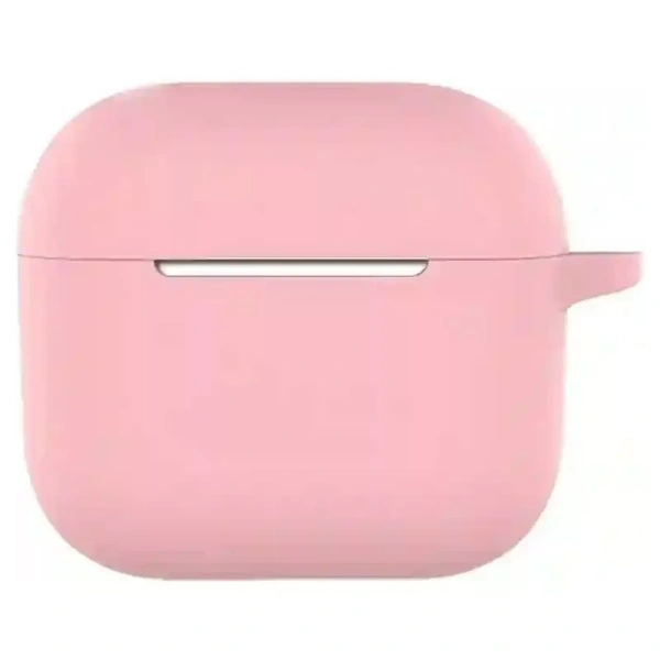 Чехол для Airpods 4 Gurdini силиконовый розовый