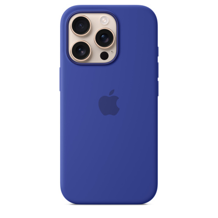 Чехол накладка для iPhone 16 Pro 6.3" Silicone Case (Button/Magsafe) Ultramarine