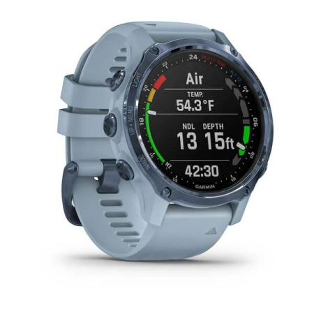 Умные часы Garmin Descent Mk2S Mineral Blue with Sea Foam Silicone Band Умные часы Garmin Descent Mk2S Mineral Blue with Sea Foam Silicone Band