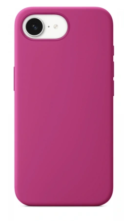 Чехол накладка для iPhone 16e 6.1" (2025) Silicone Case with Magsafe Fuchsia