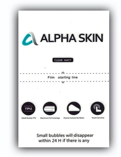 Пленка на смартфоны матовая Alpha-Skin Atomic Repair