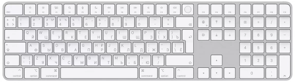 Клавиатура Apple Magic Keyboard с Touch ID и цифровой панелью White MK293