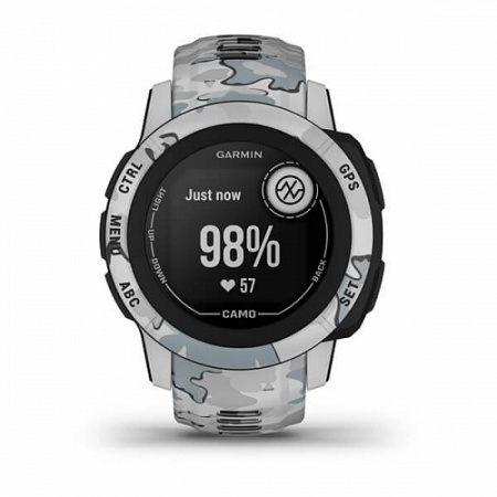 Умные-часы Garmin Instinct 2S, Camo Edition, Mist Camo, WW, серый камуфляж