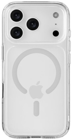 Чехол защитный uBear Real Mag Case для iPhone 17 Pro, MagSafe, усиленный, Прозрачный Чехол защитный uBear Real Mag Case для iPhone 17 Pro, MagSafe, усиленный, Прозрачный