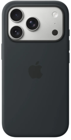 Чехол накладка для iPhone 17 Pro Max 6.9" Silicone Case (Button/Magsafe) Black
