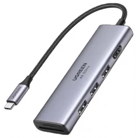Хаб Ugreen Multifunctional Adapter 6-in-1 Хаб Ugreen Multifunctional Adapter 6-in-1