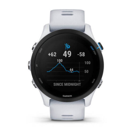 Умные часы Garmin Forerunner 255 Music Wi-Fi, белый камень