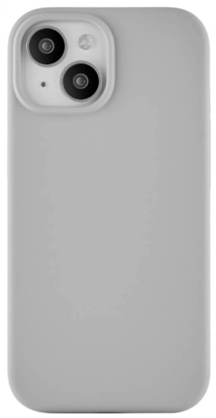 Чехол защитный uBear Touch Mag Case, iPhone 15, MagSafe, силикон, серый