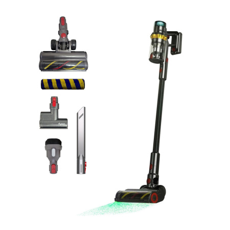 Вертикальный пылесос Dyson V15 Detect Absolute (SV47) Full Complete, Yellow/Nickel