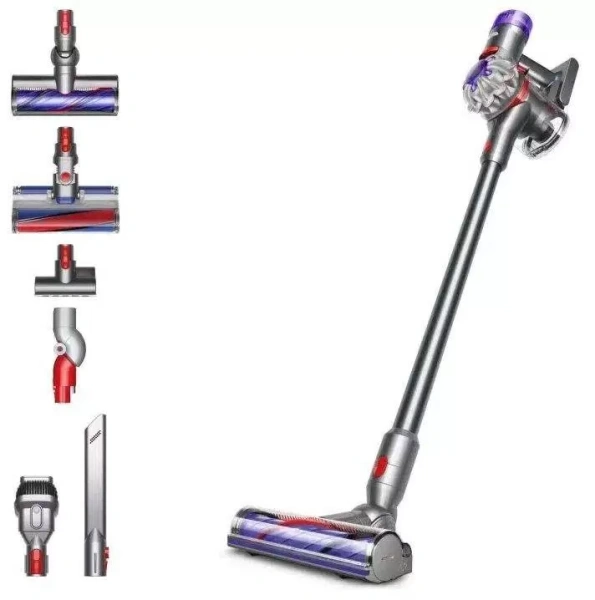 Вертикальный пылесос Dyson V8 (SV25), Silver/Nickel Вертикальный пылесос Dyson V8 (SV25), Silver/Nickel