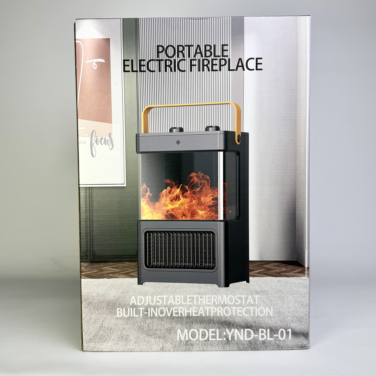 Нагреватель Vearto с 3D симуляцией огня