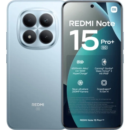 Xiaomi Redmi Note 15 Pro+ 5G 12/512Gb Glacier Blue