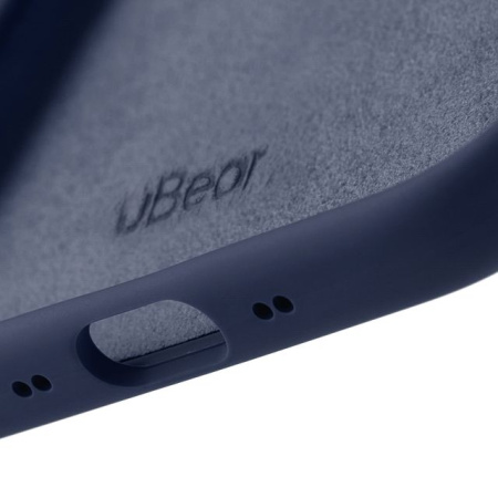 Чехол защитный uBear Touch Mag Case для iPhone 17 Air, MagSafe, силикон, софт-тач, Темно-синий