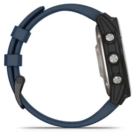 Умные часы Garmin Quatix 7 Wi-Fi, черный/голубой Умные часы Garmin Quatix 7 Wi-Fi, черный/голубой